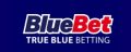 Bluebet review logo in blue