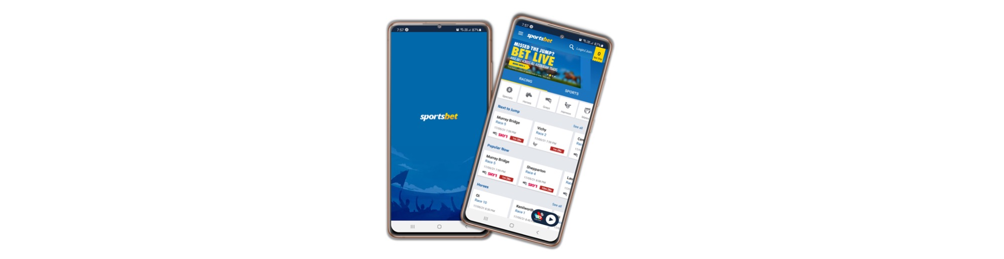 Sportsbet Dual Phone Banner