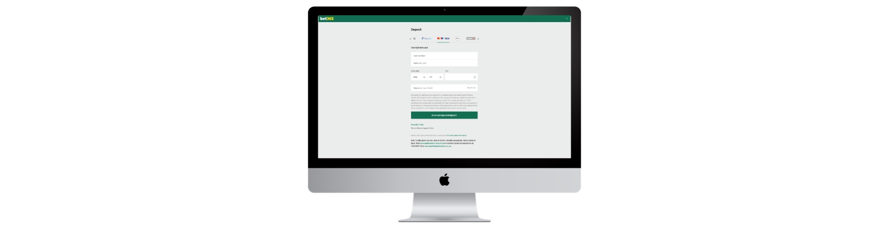 Bet365 banking options