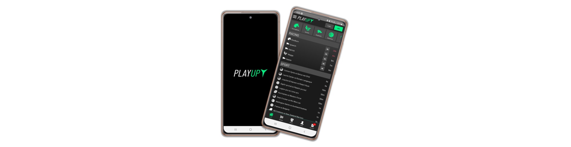 PlayUp Phone Banner