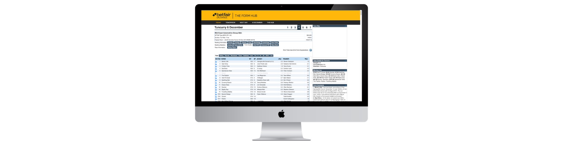 Betfair Full Form Guide