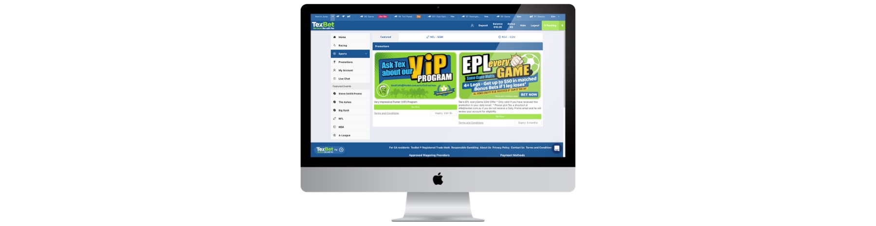 TexBet Promotions