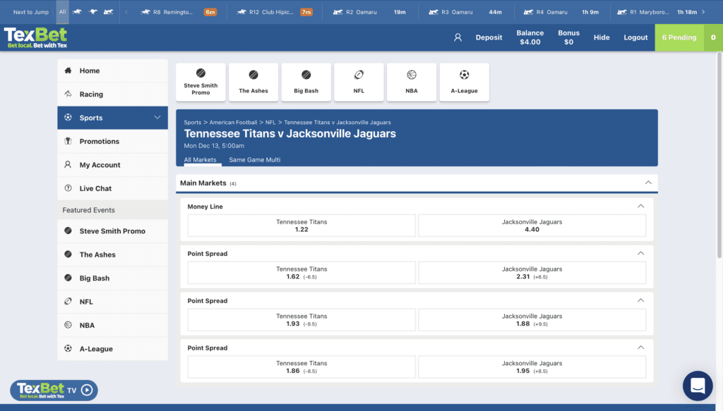 TexBet Sports Betting