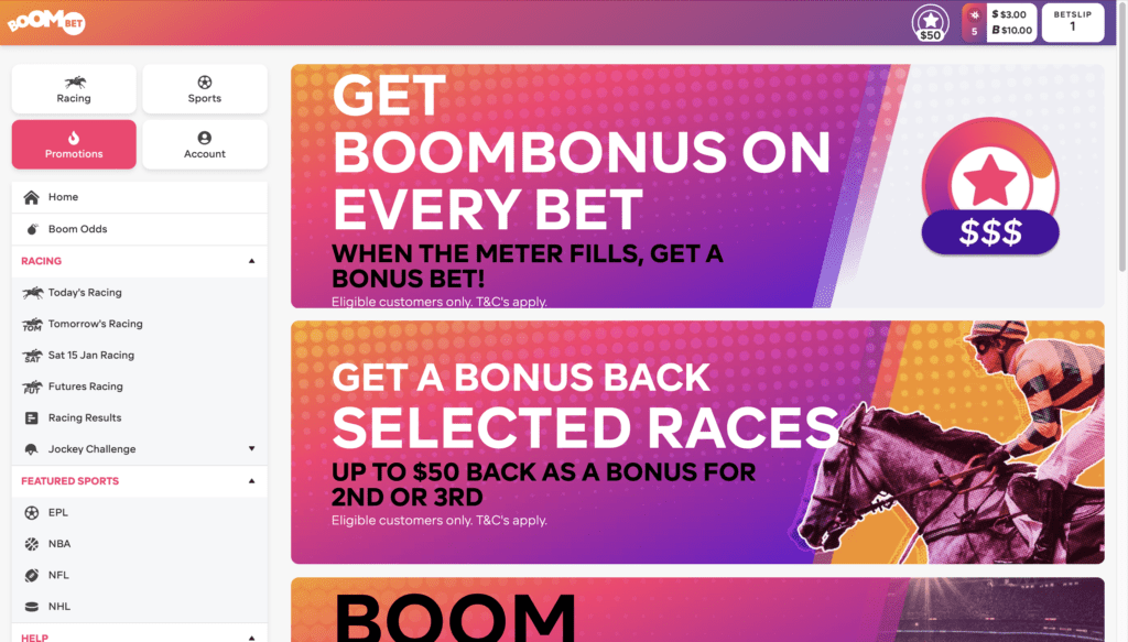 Boombet Promotions