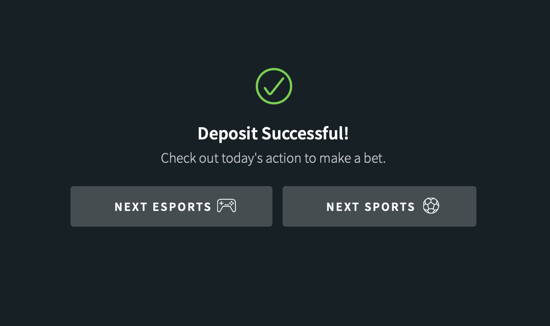 Picklebet Deposit Successful