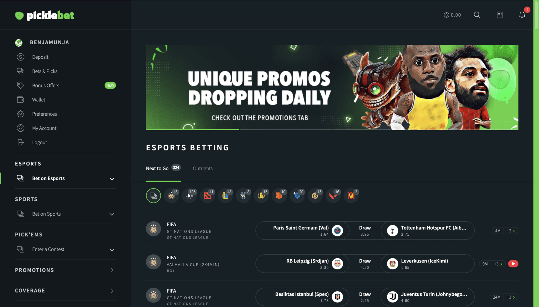 picklebet sports betting