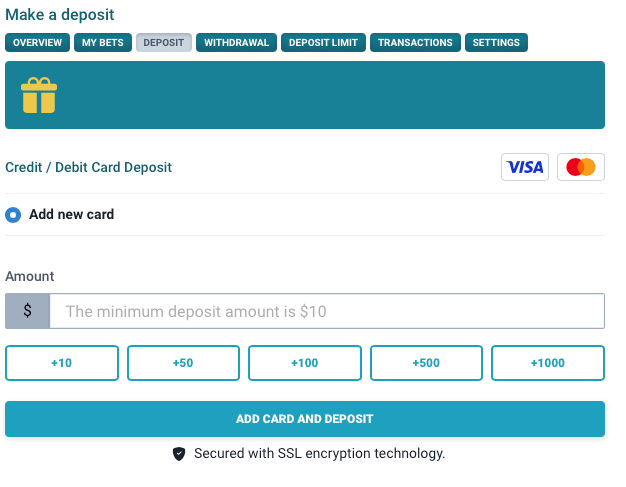 Questbet Deposit