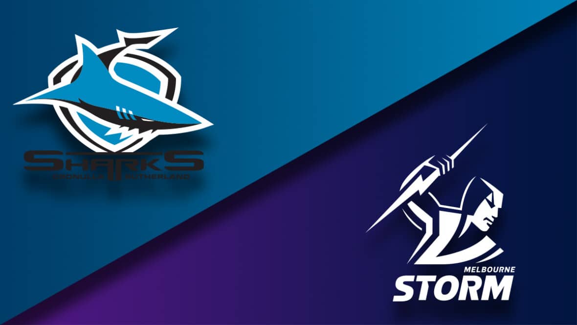cronulla sharks vs melbourne storm