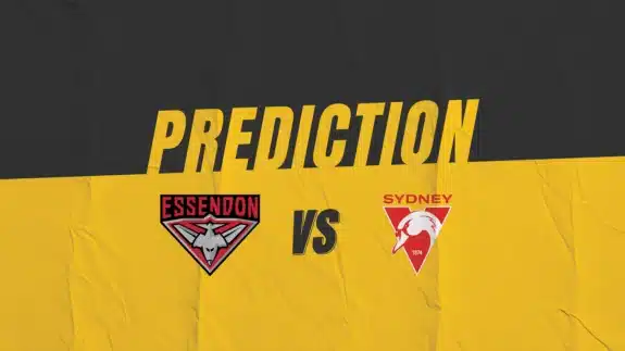 AFL Essendon Bombers vs Sydney Swans Match Prediction | Kruzey