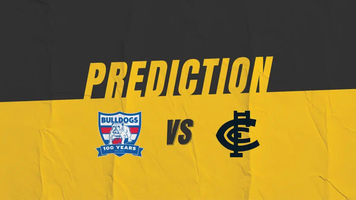 AFL Western Bulldogs vs Carlton Blues Match Prediction | Kruzey
