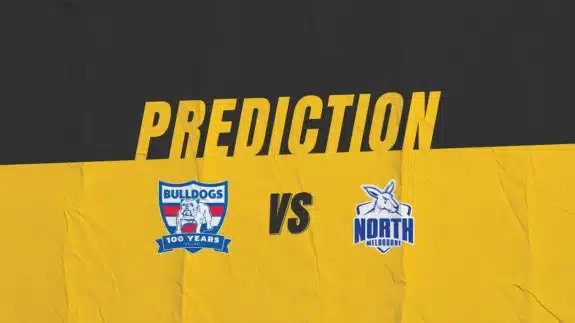 AFL Western Bulldogs vs North Melbourne Kangaroos Match Prediction | Kruzey