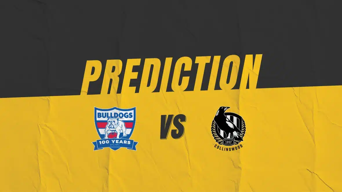 AFL Western Bulldogs vs Collingwood Magpies Match Prediction | Kruzey