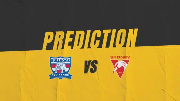 AFL Western Bulldogs vs Sydney Swans Match Prediction | Kruzey