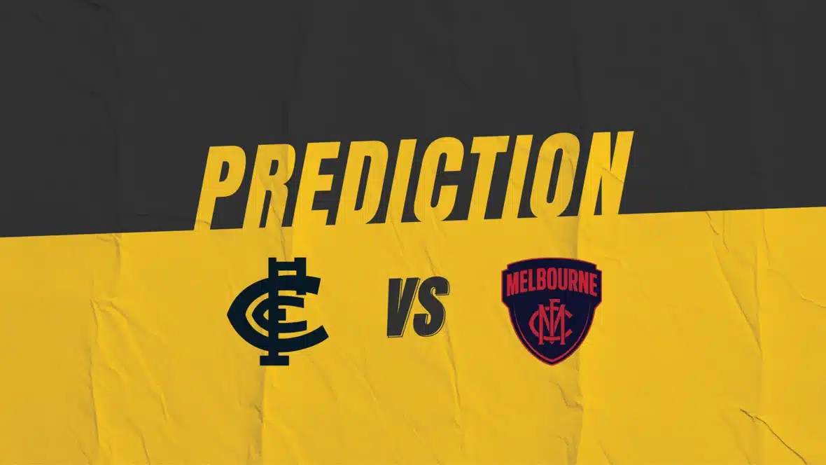 AFL Carlton Blues vs Melbourne Demons Match Prediction | Kruzey