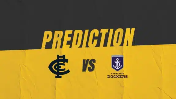 AFL Carlton Blues vs Fremantle Dockers Match Prediction | Kruzey