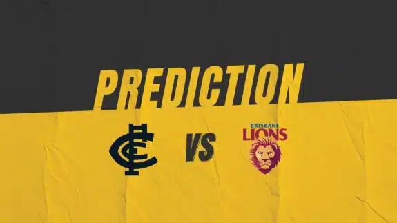 AFL Carlton Blues vs Brisbane Lions Match Prediction | Kruzey