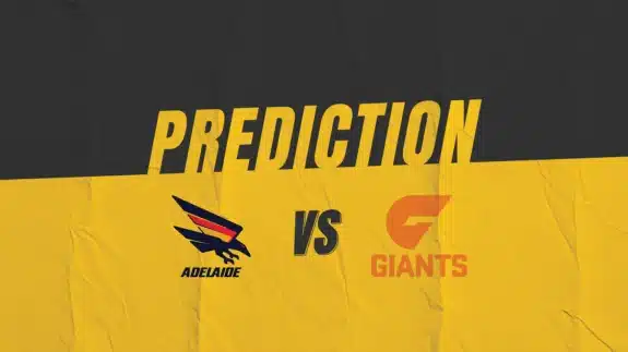 AFL Adelaide Crows vs GWS Giants Match Prediction | Kruzey