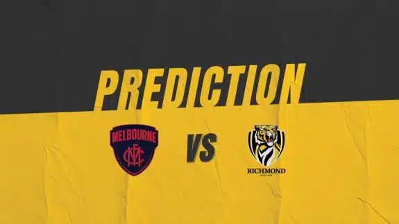 AFL Melbourne Demons vs Richmond Tigers Match Prediction | Kruzey