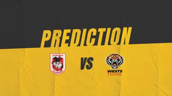 NRL St George Illawarra Dragons vs Wests Tigers Match Prediction | Kruzey