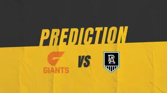 AFL GWS Giants vs Port Adelaide Power Match Prediction | Kruzey