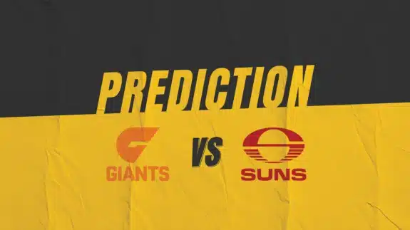 AFL GWS Giants vs Gold Coast Suns Match Prediction | Kruzey