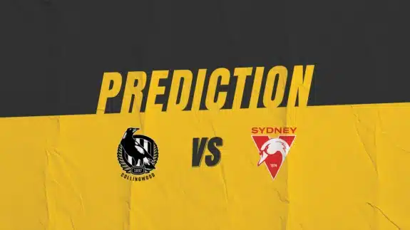 AFL Collingwood Magpies vs Sydney Swans Match Prediction | Kruzey